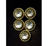 VINTAGE SWAROVSKI STONES SET IN BRASS