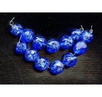 VINTAGE COBALT BLUE SPARKLING FOILS