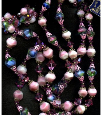 Vintage trifari necklace & earrings