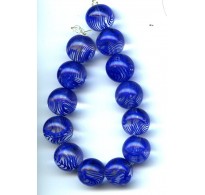 VINTAGE WEST GERMAN COBALT BEADS