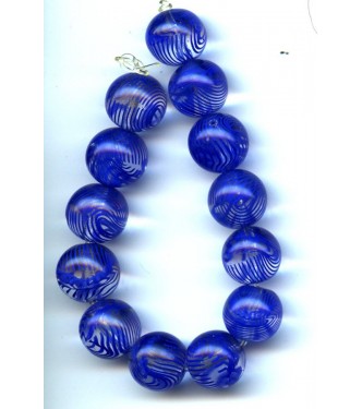 VINTAGE WEST GERMAN COBALT BEADS