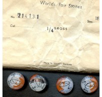 VINTAGE 1965 WORLDS FAIR CABOCHONS