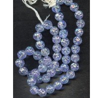 BEAUTIFUL VINTAGE IRIDESCENT LILAC BEADS