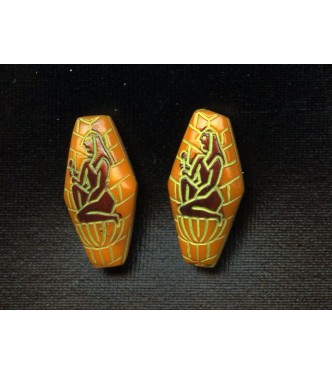 EGYPTIAN REVIVALGOLDENROD BEADS