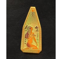 EGYPTIAN REVIVAL GOLDENROD FOCAL PENDANT