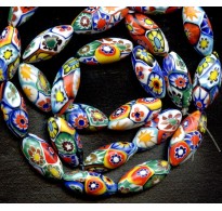 VINTAGE VENETIAN MILLEFIORI FOOTBALLS