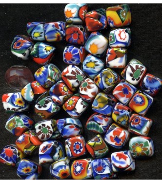 VINTAGE VENETIAN MILLEFIORI CUBES