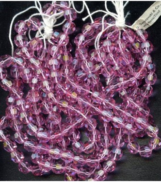 VINTAGE PINK SWAROVSKI BEADS