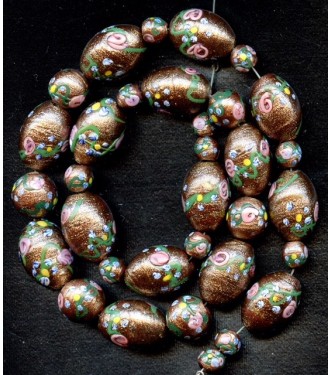 DECO AVENTURINE FLORAL BEADS (WEDDING CAKE)