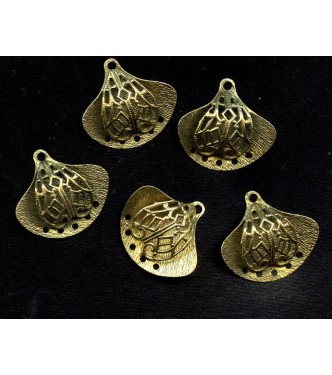 VINTAGE BRASS FILIGREE FINDINGS