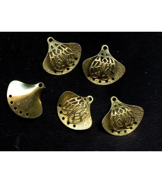 VINTAGE BRASS FILIGREE FINDINGS