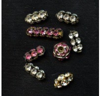 ASSORTED 1920's RHINESTONE BEADS