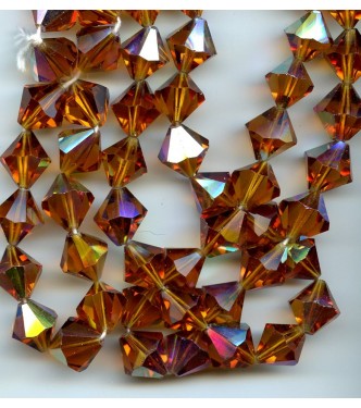 VINTAGE SPARKLING AB TOPAZ CRYSTALS