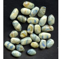 VINTAGE MULTI COLORED SWIRL BEADS