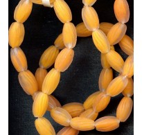 VINTAGE FROSTED TANGERINE BEADS