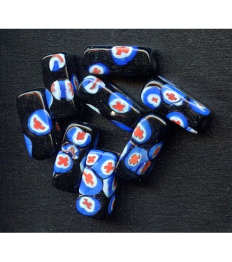 VINTAGE VENETIAN BLACK  MILLEFIORI's