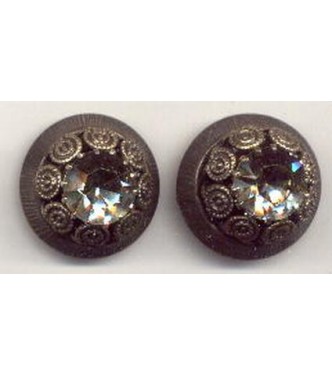 VINTAGE BLACK DIAMOND BUTTONS