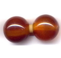 VINTAGE CARAMEL BAKELITE SCREW CLASP