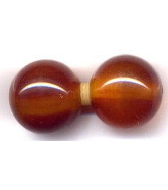 VINTAGE CARAMEL BAKELITE SCREW CLASP