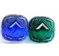 VINTAGE DECO STONES EMERALD & SAPPHIRE